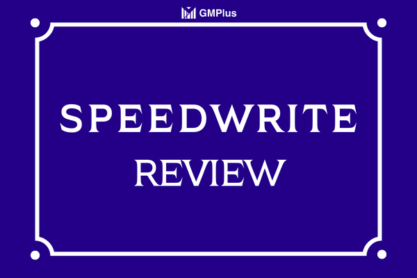 Speedwrite Review: