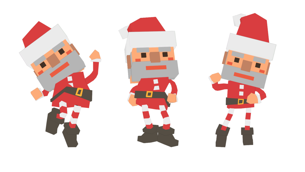 vtuber avatar poses-Santa Claus