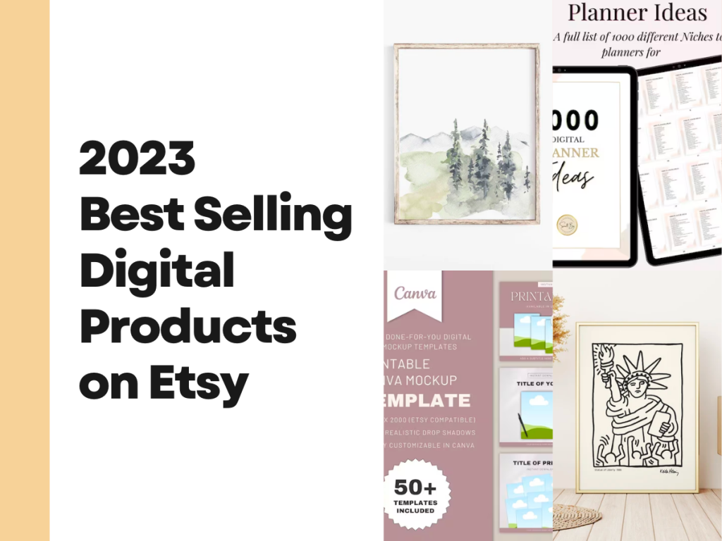Best Selling Digital Products on  That Earn an Extra $1,000