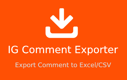 IG Comment Export Tool