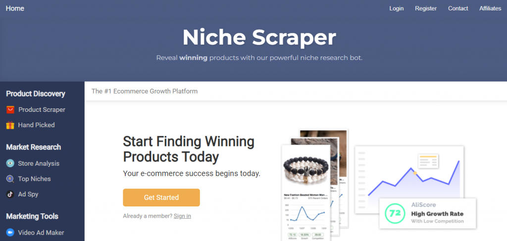 Best Product Research Tools For Dropshipping 2022-Niche Scraper