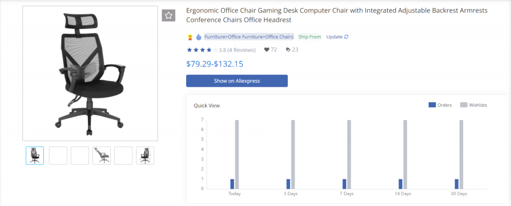 The 40 Best Dropshipping Products to Sell Right Now-Office Ergonomic Chairs