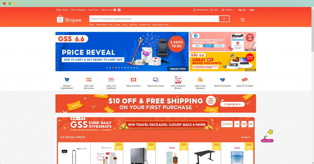 Top Dropshipping Suppliers in Singapore-Shopee