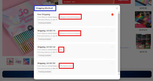 How Long Does AliExpress Take to Ship-Shipping Methods-2