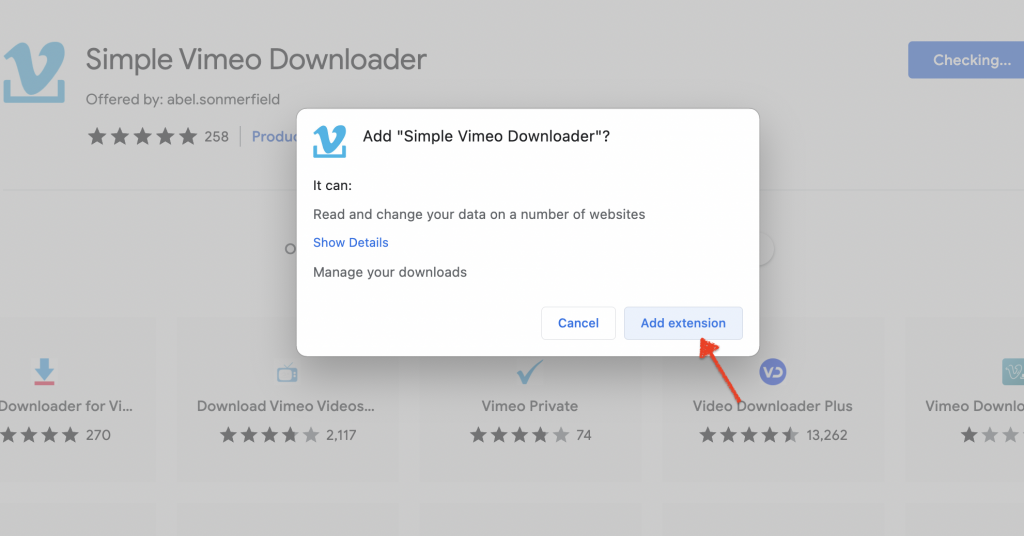 How to get Simple Vimeo Downloader