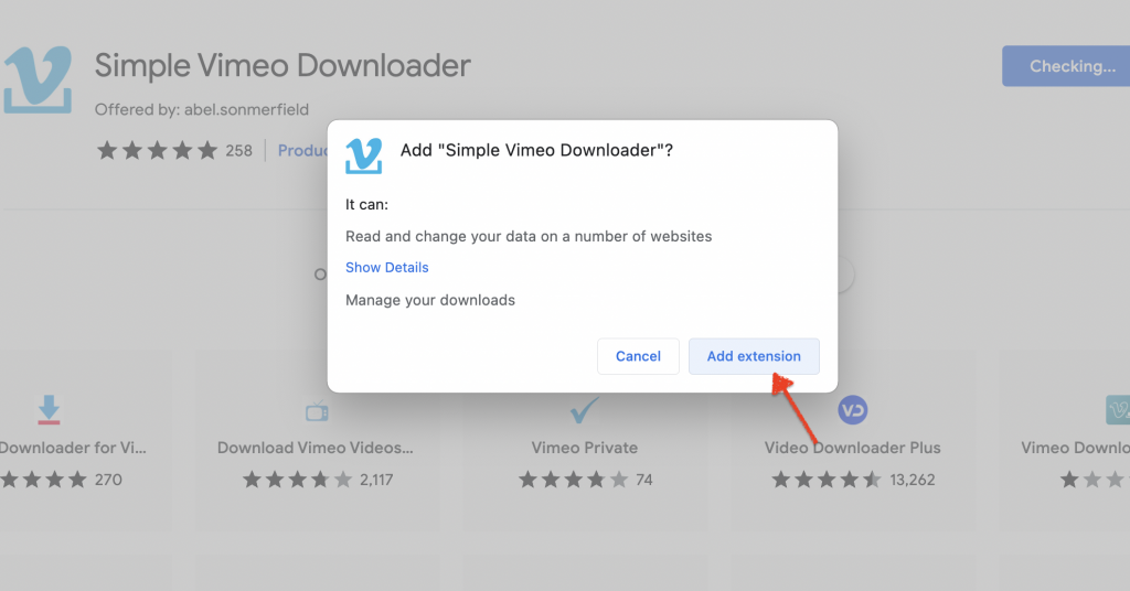 Simple vimeo deals downloader