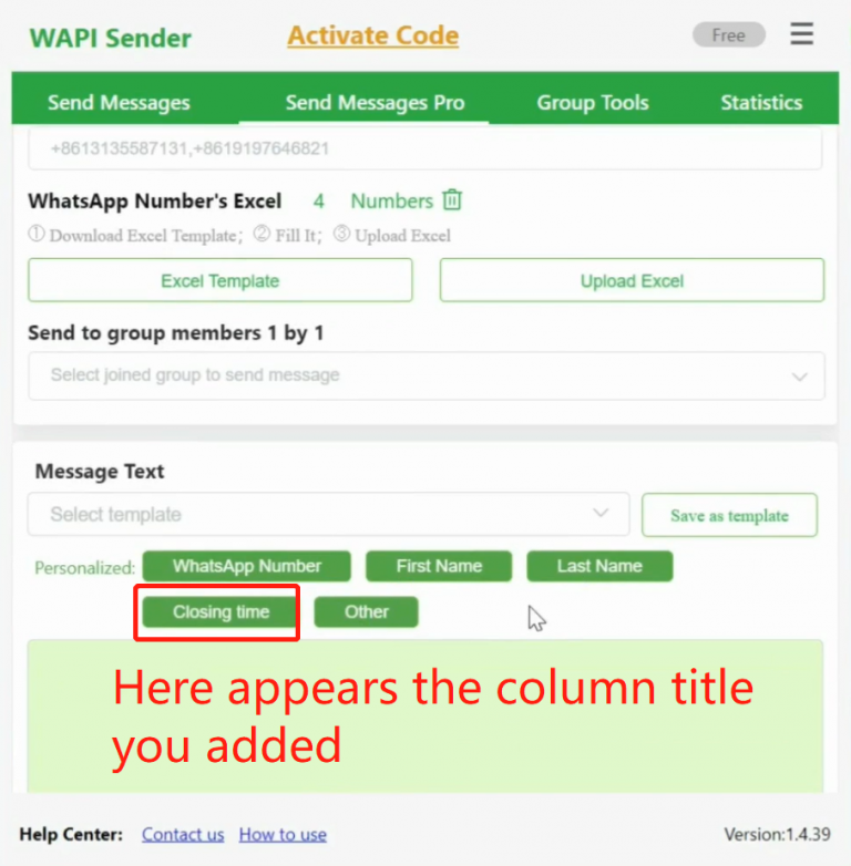 WAPI Sender：How to Send WhatsApp Bulk Message？