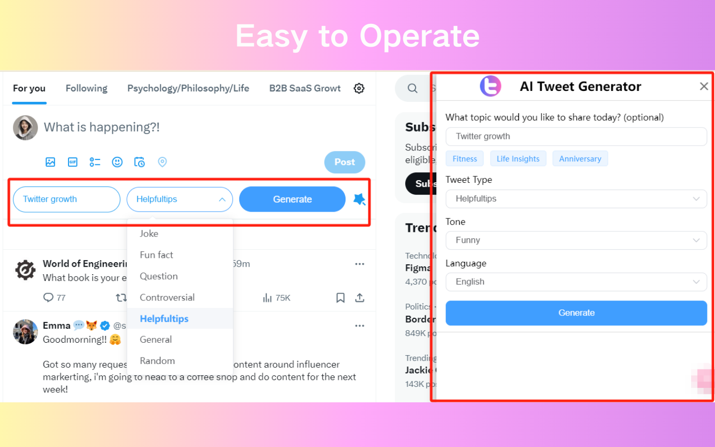 AI Twitter Generator