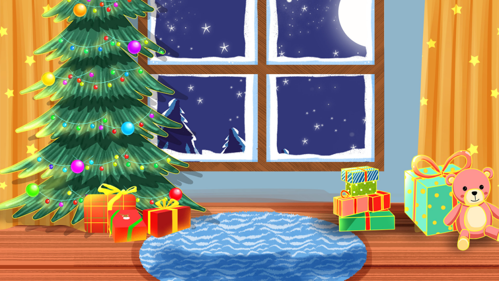 VTuber Christmas Background