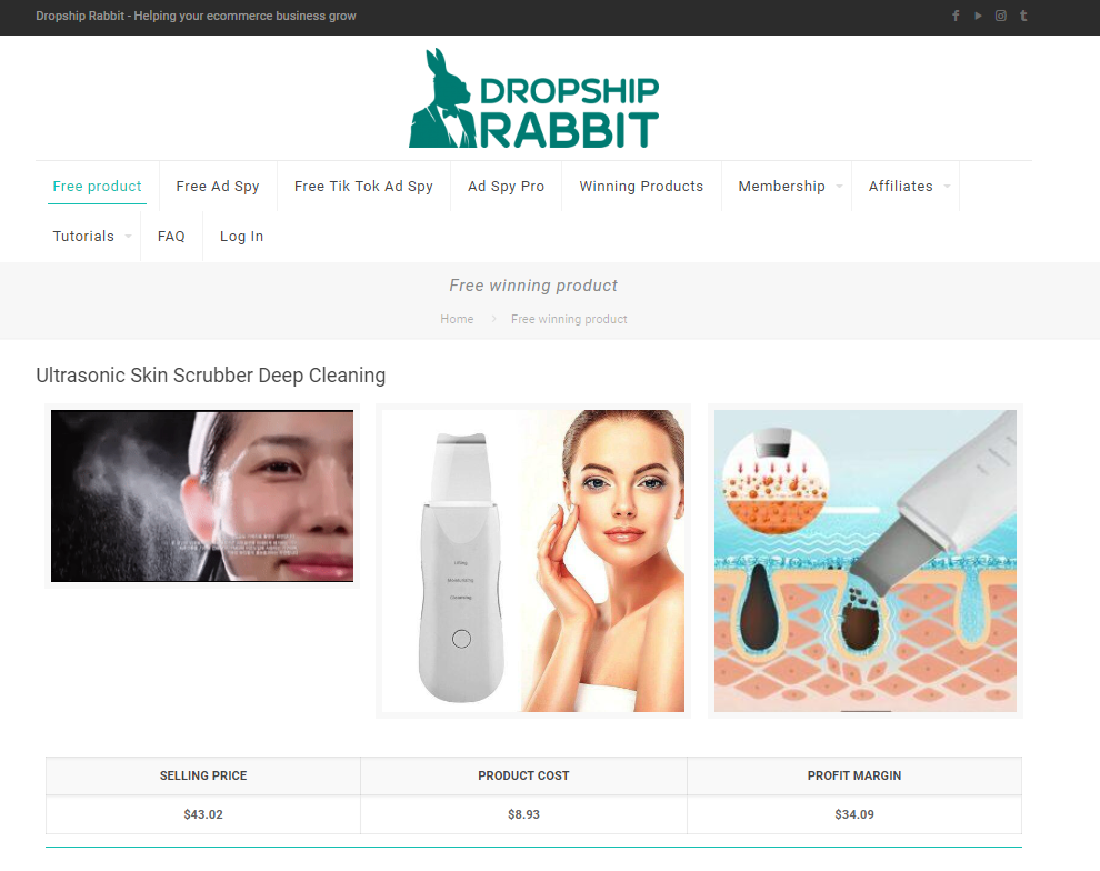 Best Product Research Tools For Dropshipping-Dropship Rabbit 