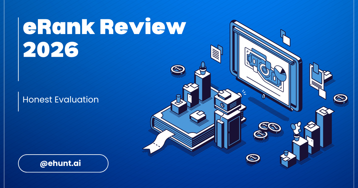 eRank Review 2026: Honest Evaluation of This Etsy SEO Tool | EHunt