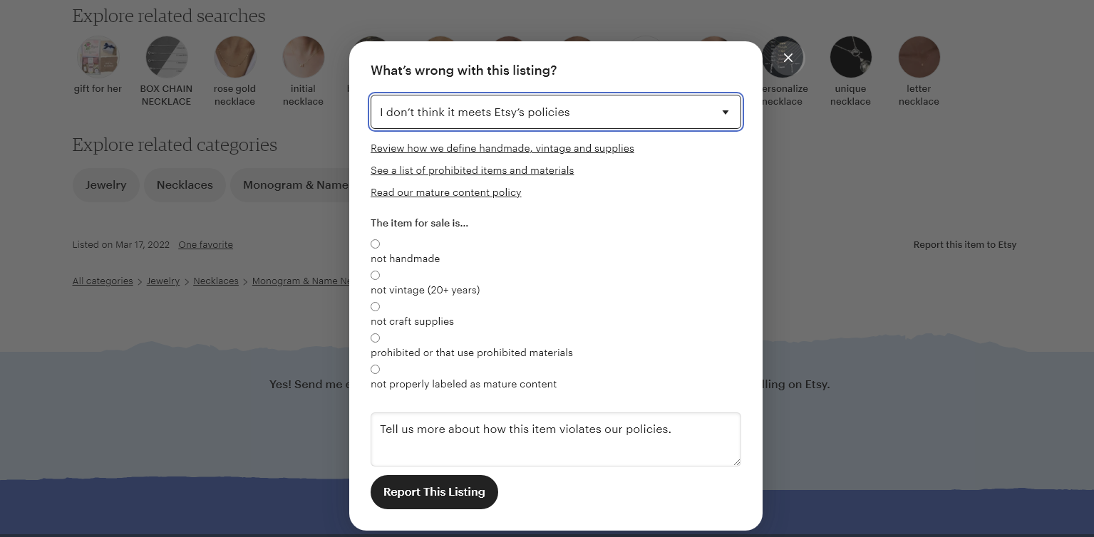 Can You Sell Items That Are Not Handmade on Etsy?