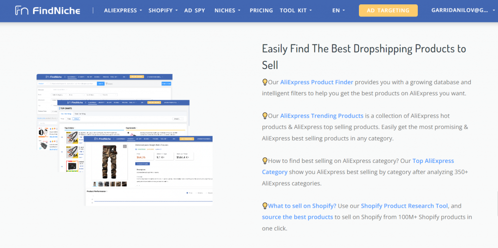 Best Product Research Tools For Dropshipping-FindNiche