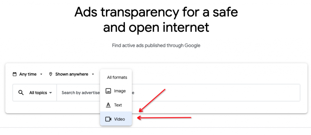 Google Ads Transparency - Denote