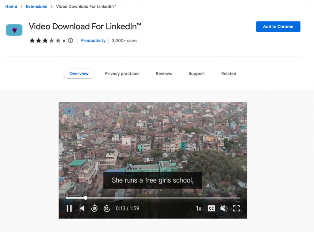 Method 1: Use Chrome Extension to Download LinkedIn Videos