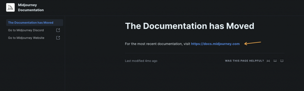 Study from Midjourney Documentation: The Documentation has Moved