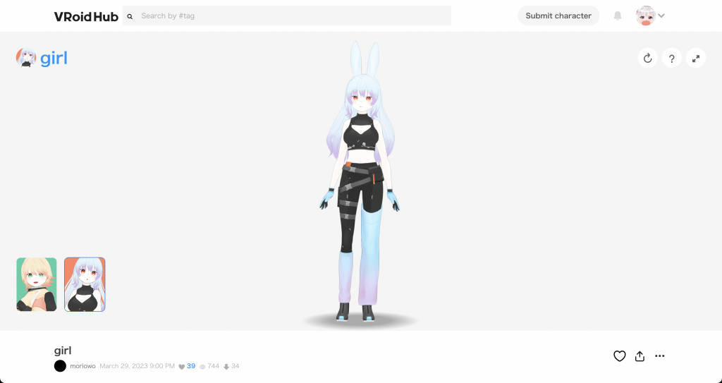 Do a custom vtuber 3d anime model with vrm and rigging full design by  Lowren615 | Fiverr