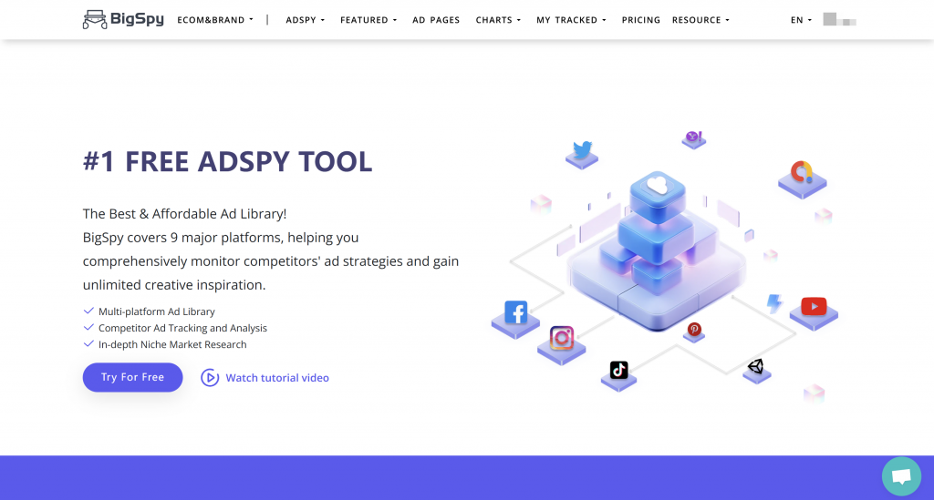 Facebook Ads Management Software：BigSpy