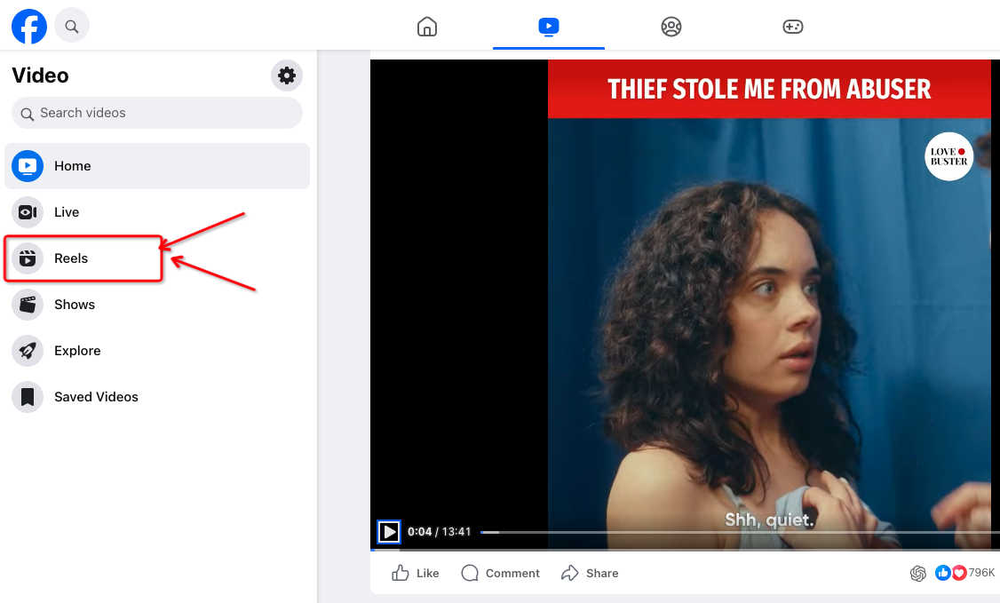 how to add reels tab on facebook