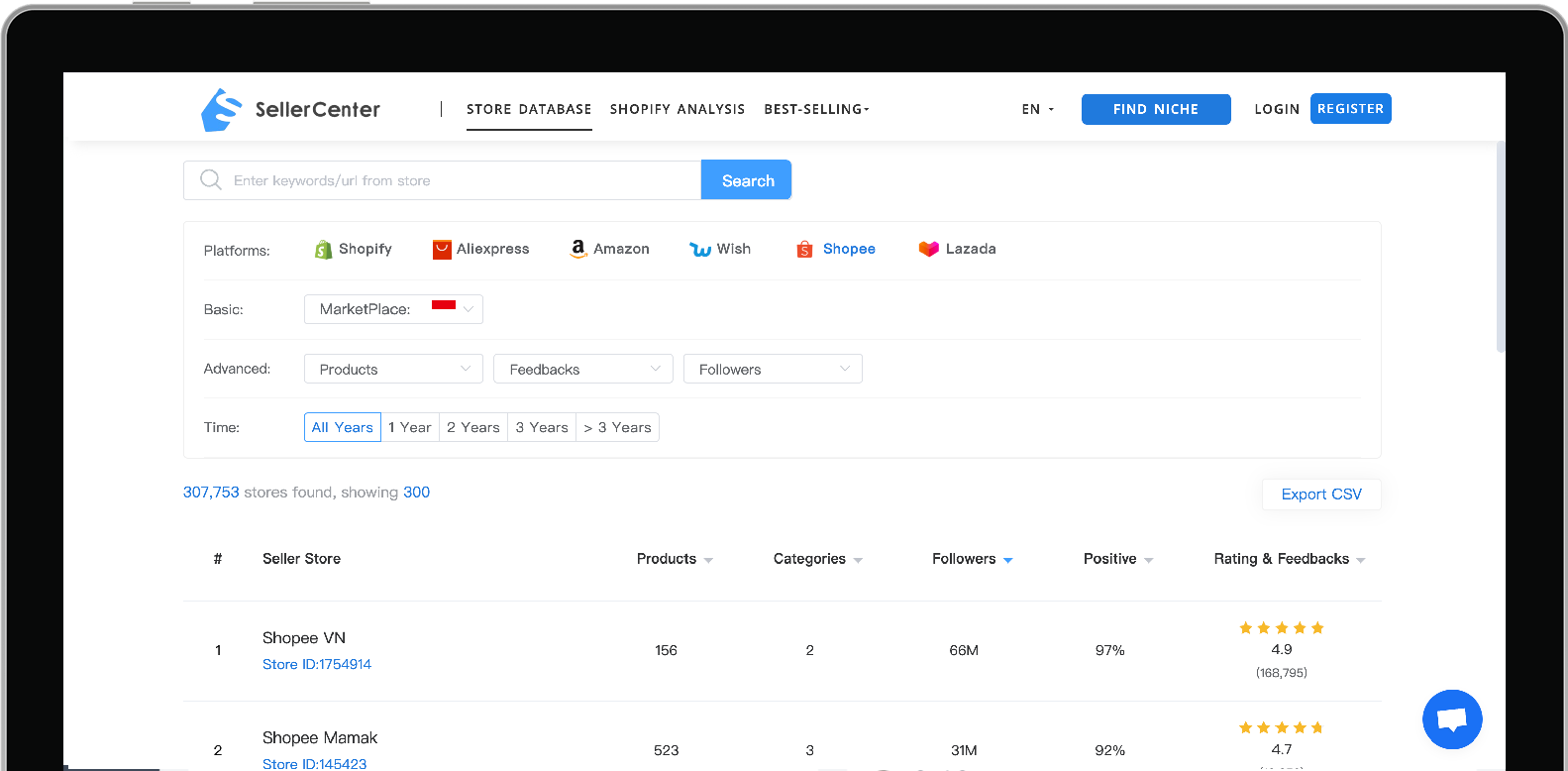 Shopee Seller Center Intelligence Tool