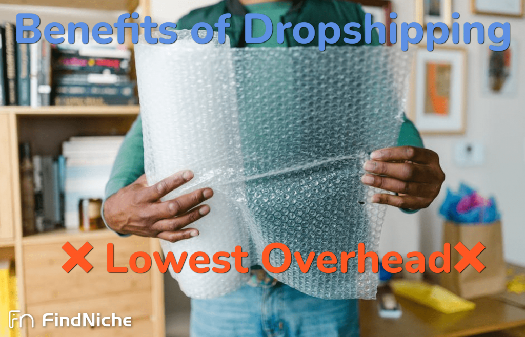 What are the benefits of Shopify Dropshipping in India - Lowest overhead