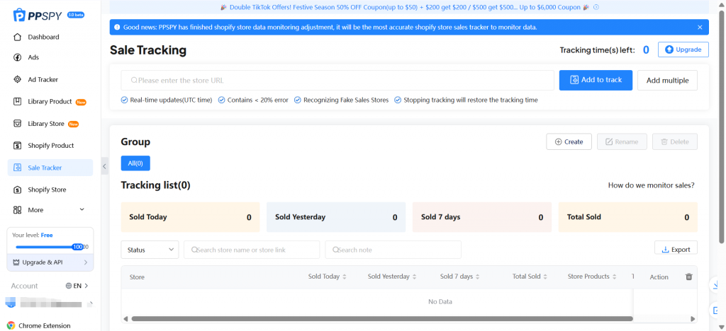 sales tracking