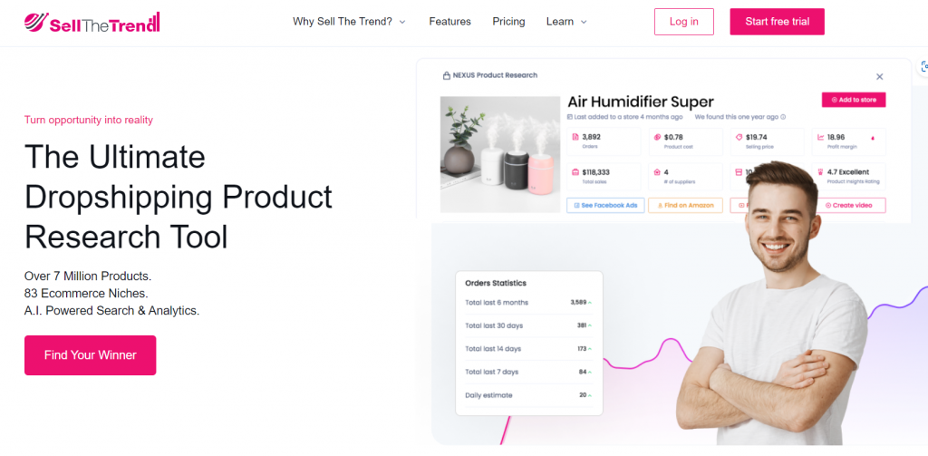 Best Product Research Tools For Dropshipping-Sell the Trend