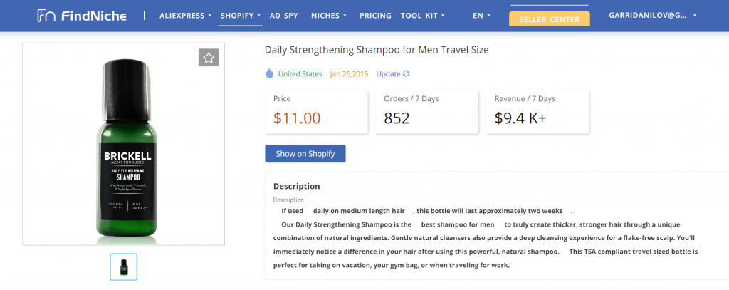Shampoo -google trends