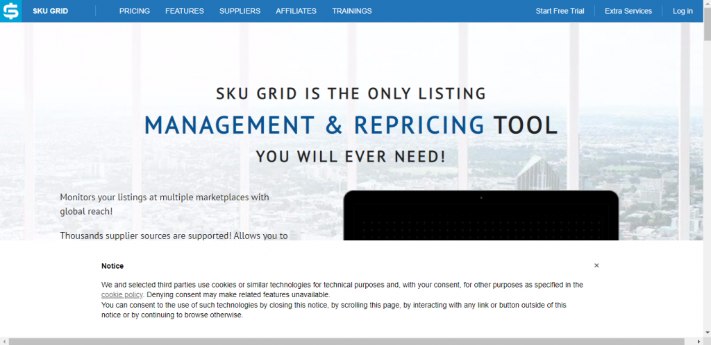 Top Dropshipping Software for Amazon-SkuGrid