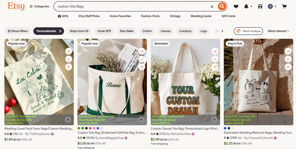 tote bags