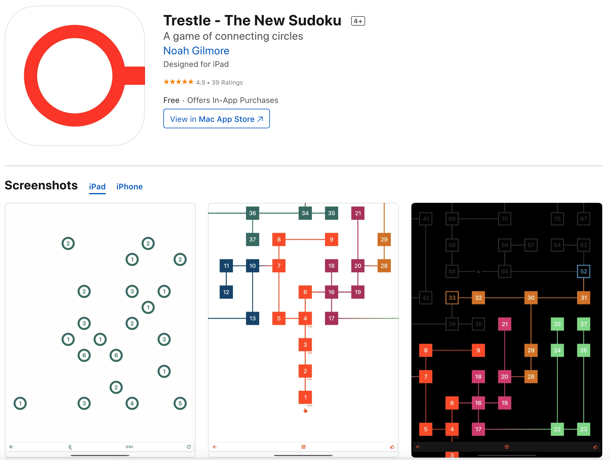 gaming tools for mobile: trestle-on-app-store