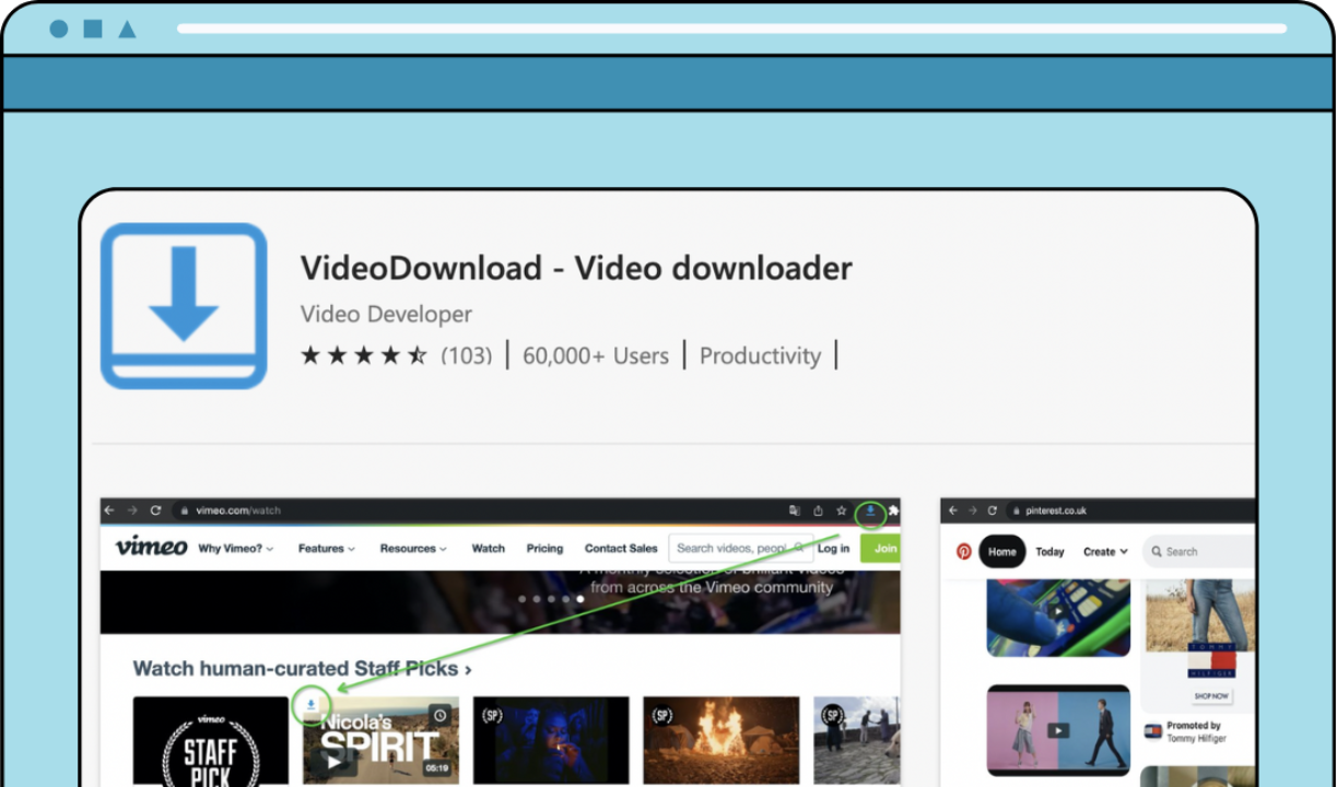 Video Downloader Professional Free Video Downloader Extension