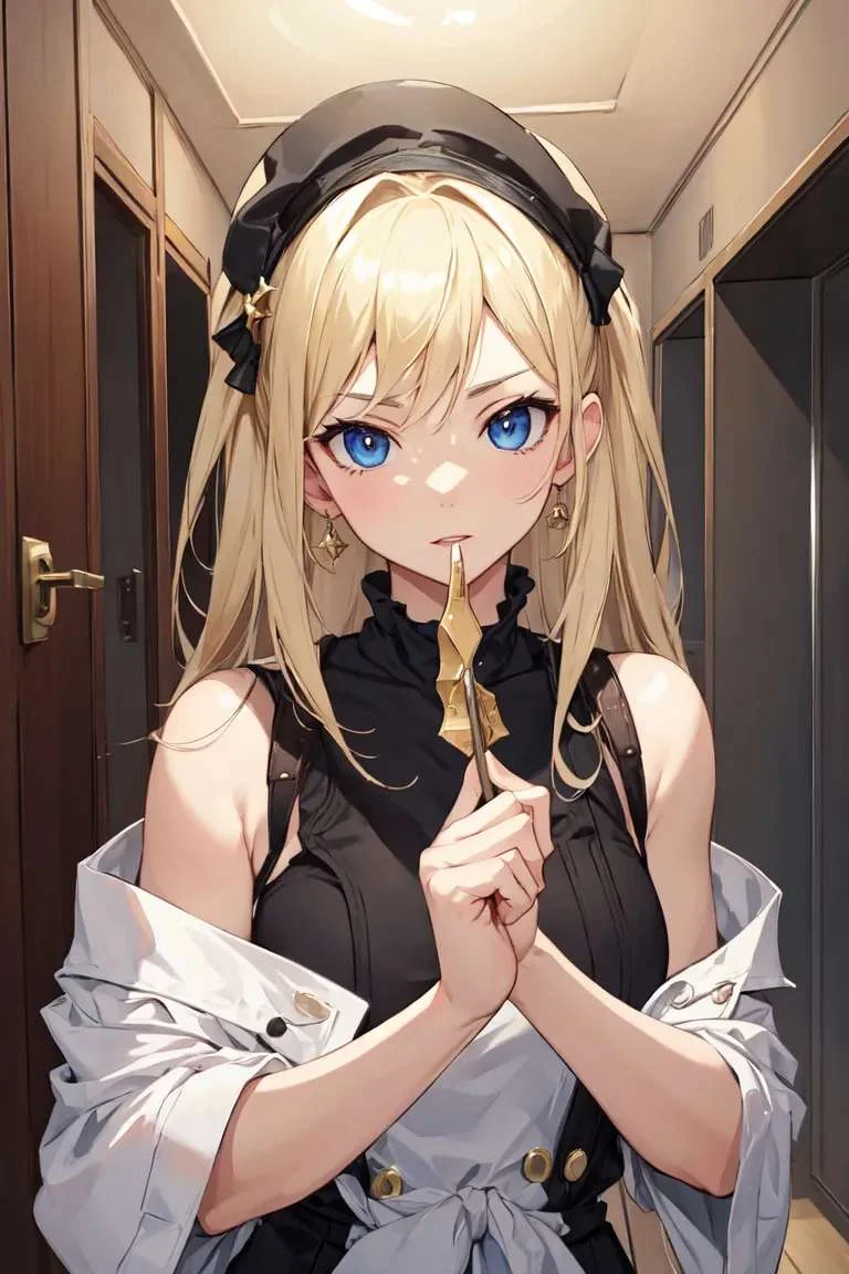 AI Art: Belfast to reduce the size of her big boobs. by